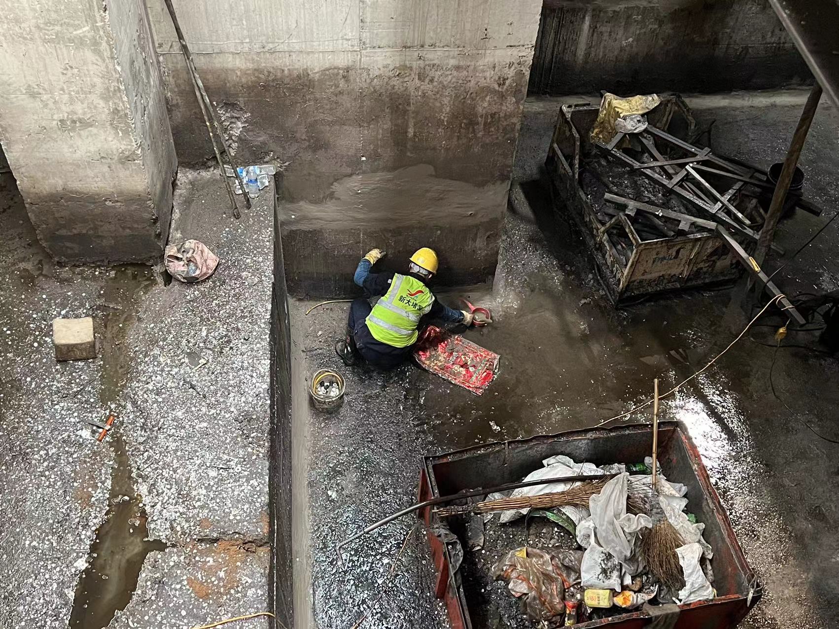 青岛市北区基坑渗漏水堵漏
